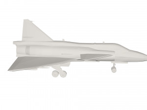 Military Plane concept 3D Model