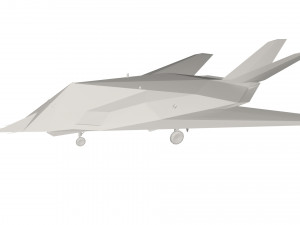 Military Plane concept 3D Model