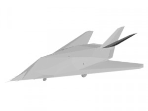 Military Plane concept Model 3D