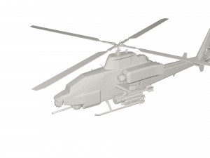 Military Helicopter concept Modèle 3D