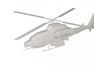 Military Helicopter concept 3D Model