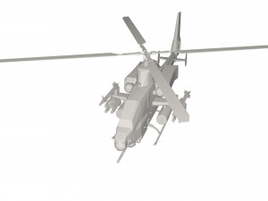 Military Helicopter concept 3D Model