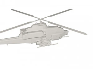 Military Helicopter concept 3D Model