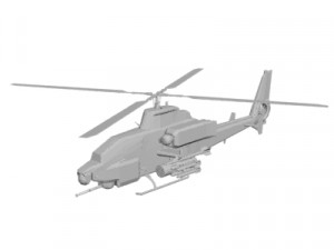 Military Helicopter concept 3D Model