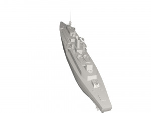 Military Ship 3D मॉडल