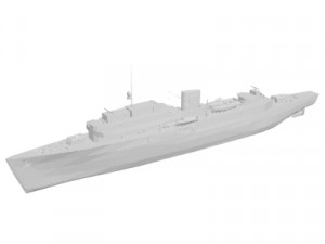 Military Ship 3D मॉडल