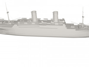 Military Ship 3Dモデル
