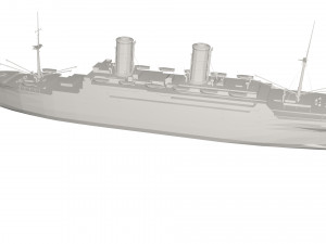 Military Ship 3Dモデル
