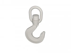 Industrial crane hook 3D Model