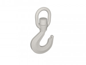 Industrial crane hook 3D 模型