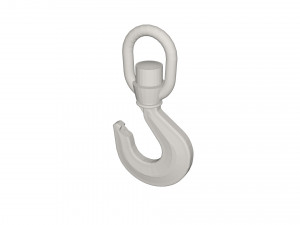 Industrial crane hook 3D 模型