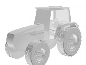 Tractor concept 3D Model