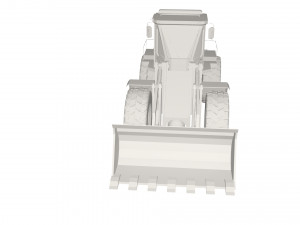 Backhole Tractor Model 3D
