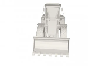 Backhole Tractor 3D Model