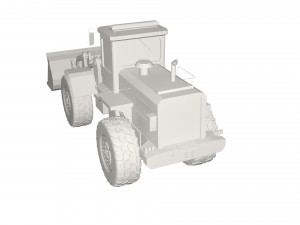 Backhole Tractor Model 3D