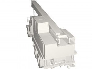 Kraz crane truck Modèle 3D