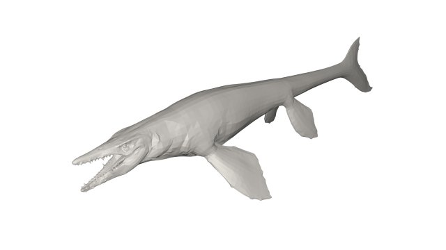 Dinosaur 3D Model .c4d .max .obj .3ds .fbx .stl .blend 