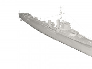 Military Ship 3D-Modell