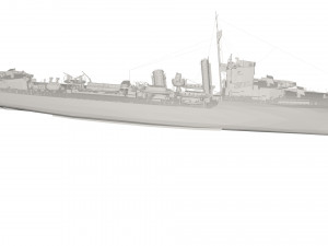 Military Ship 3D-Modell