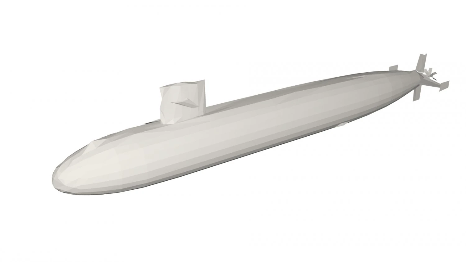 Military Ship submarine 3D Model .c4d .max .obj .3ds .fbx .stl .blend 
