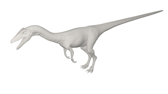 Dinosaur 3D Model .c4d .max .obj .3ds .fbx .stl .blend 
