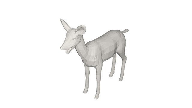 Deer Wild animal Model 3D .c4d .max .obj .3ds .fbx .stl .blend 