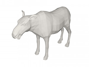 Mosse Wild animal 3D Модель