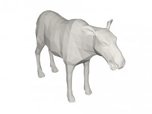 Mosse Wild animal 3D Model