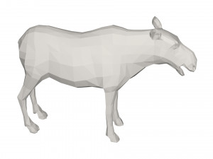 Mosse Wild animal Model 3D