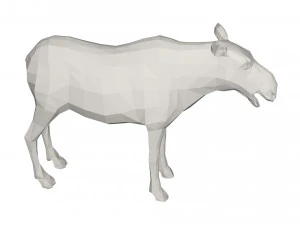 Mosse Wild animal 3D Model