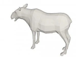 Mosse Wild animal 3D Model