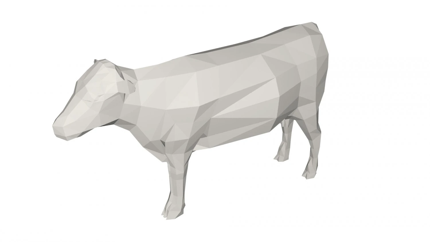 Cow 3D Model .c4d .max .obj .3ds .fbx .stl .blend 