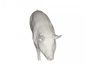 Pig 3D Model