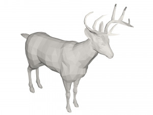 Deer - wild animal 3D 모델