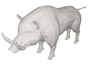 Boar -Wild animal 3D Model