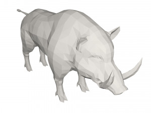 Boar -Wild animal 3D 모델