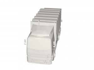 Garbage truck Model 3D