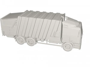 Garbage truck 3D Model
