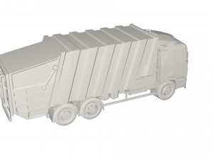 Garbage truck Model 3D