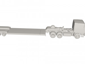 Large tow truck 3Dモデル