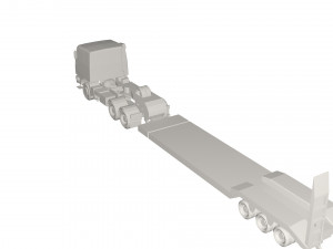 Large tow truck 3Dモデル