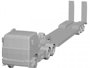 Large tow truck 3Dモデル