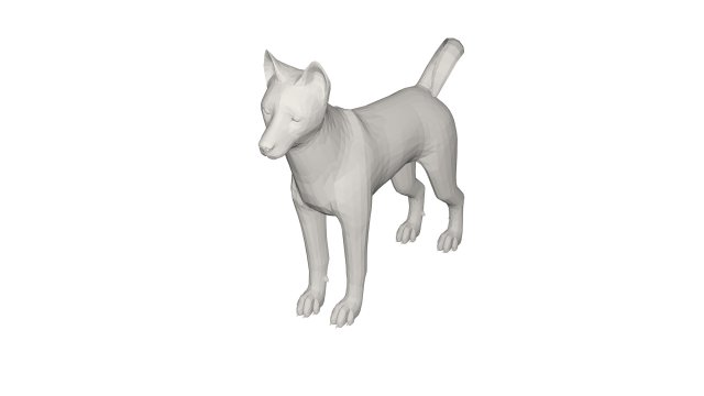 Husky 3D Модель .c4d .max .obj .3ds .fbx .stl .blend 