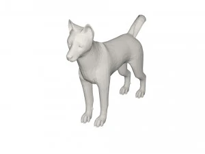 Хаскі 3D Модель