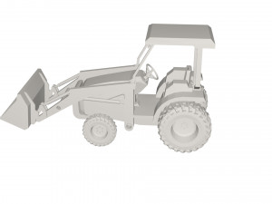 Tractor Modello 3D