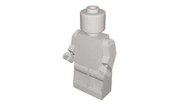 Lego character 3D Model .c4d .max .obj .3ds .fbx .stl .blend 