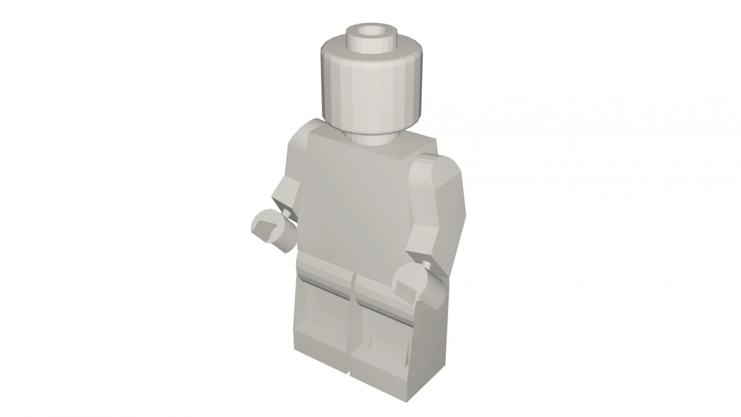 Lego character 3D Model .c4d .max .obj .3ds .fbx .stl .blend 