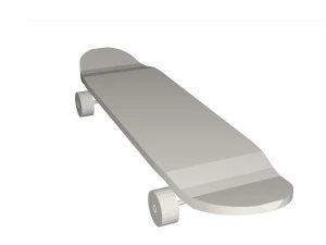 Skateboard 3D Model