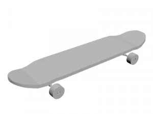 Skateboard 3D Model