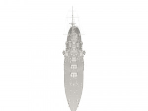 Military Ship Model 3D